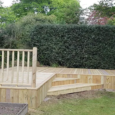 wooden steps