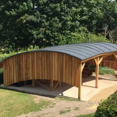 curved roof