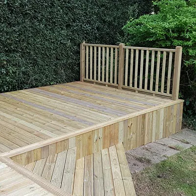 raised decking